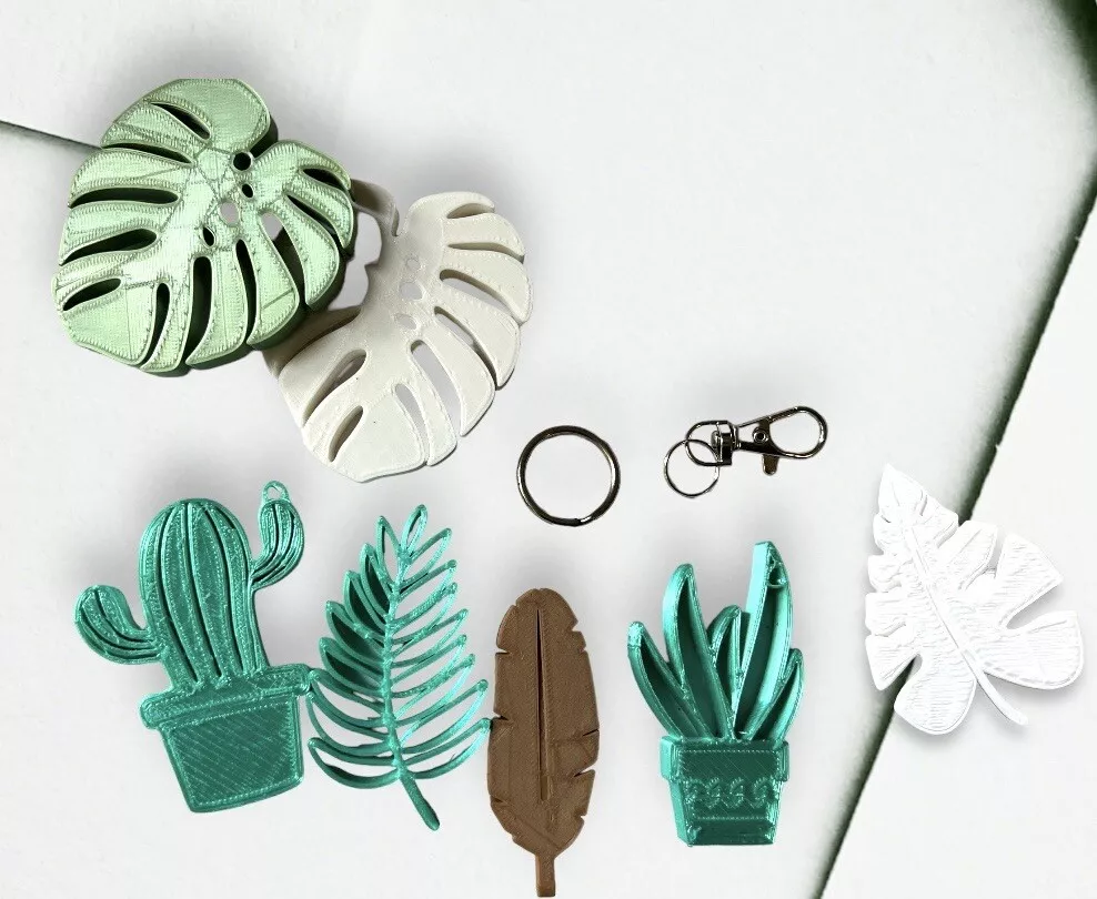 Custom printed shop charms