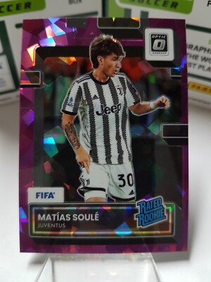 2022-23 Donruss Soccer Optic Purple Ice #197 Matias Soule 53/99