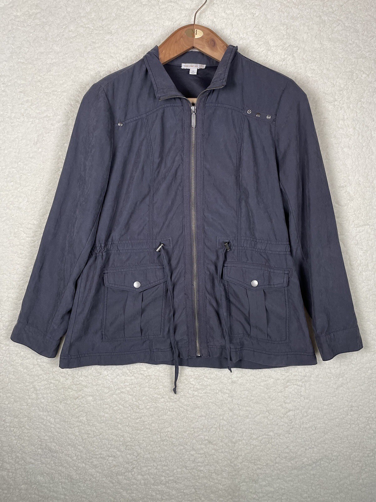 Women's 58 Crewneck Westport Back Print Navy Melange