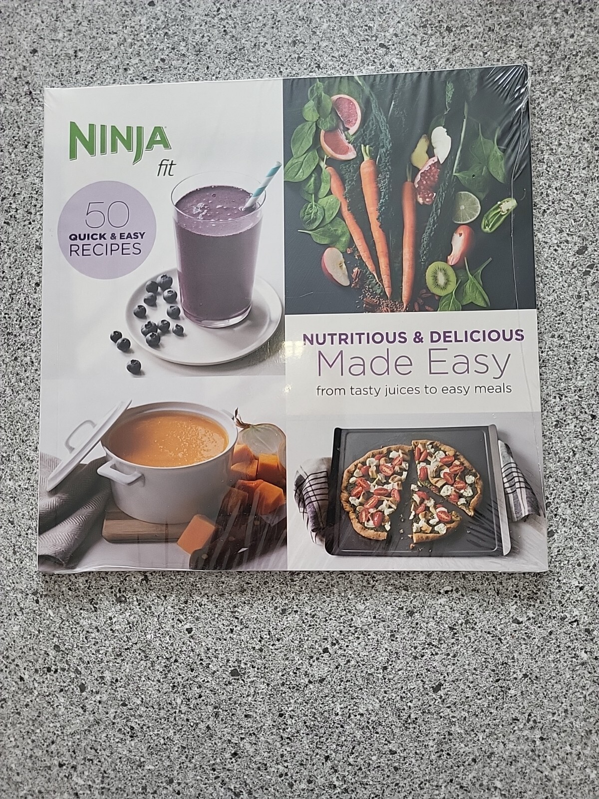 Ninja Professional Blender 1000 50 Recipe Cookbook by Ninja Shark