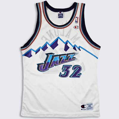 Maillot NBA Vintage Utah Jazz - Taille S Homme - Spalding - époque Karl Malone