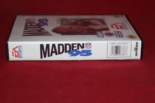 Madden NFL 95 (Sega Genesis, 1994) Authentic Game Cartridge, CIB Complete - Picture 6 of 7