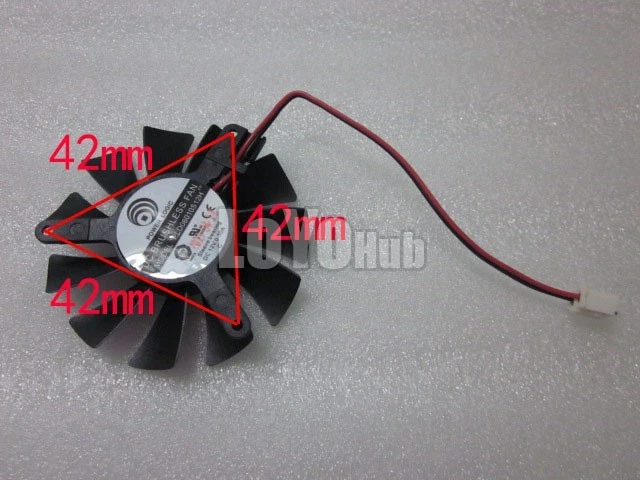 New For POWER LOGIC PLD06010S12H 12V 0.30A graphics card fan PLD06010S12M 0.25A - Image 2 of 3