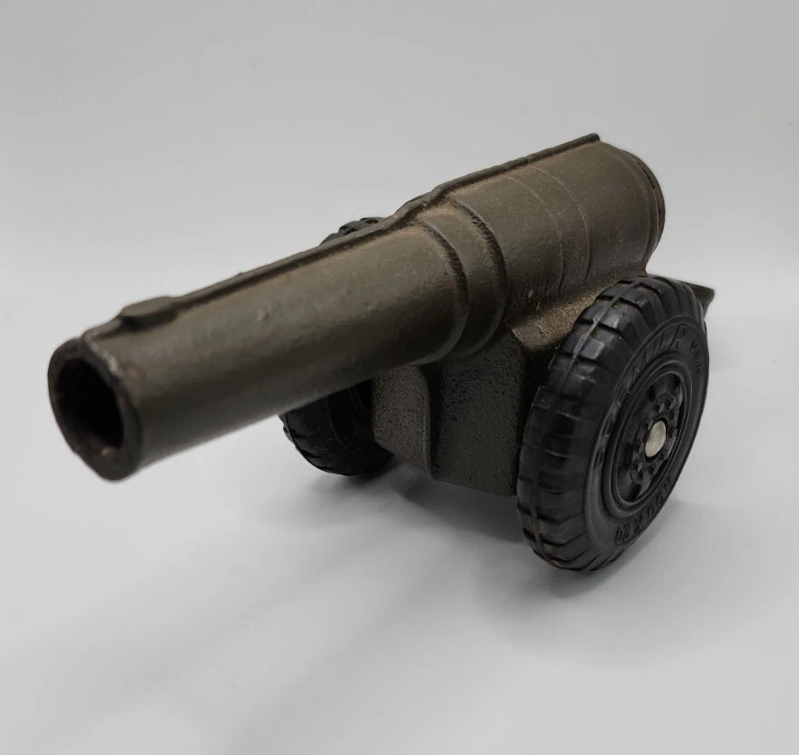 Juguete Big Bang Vintage Cannon Premier EE. UU. Hierro Fundido Ejército Foto 4 de 4