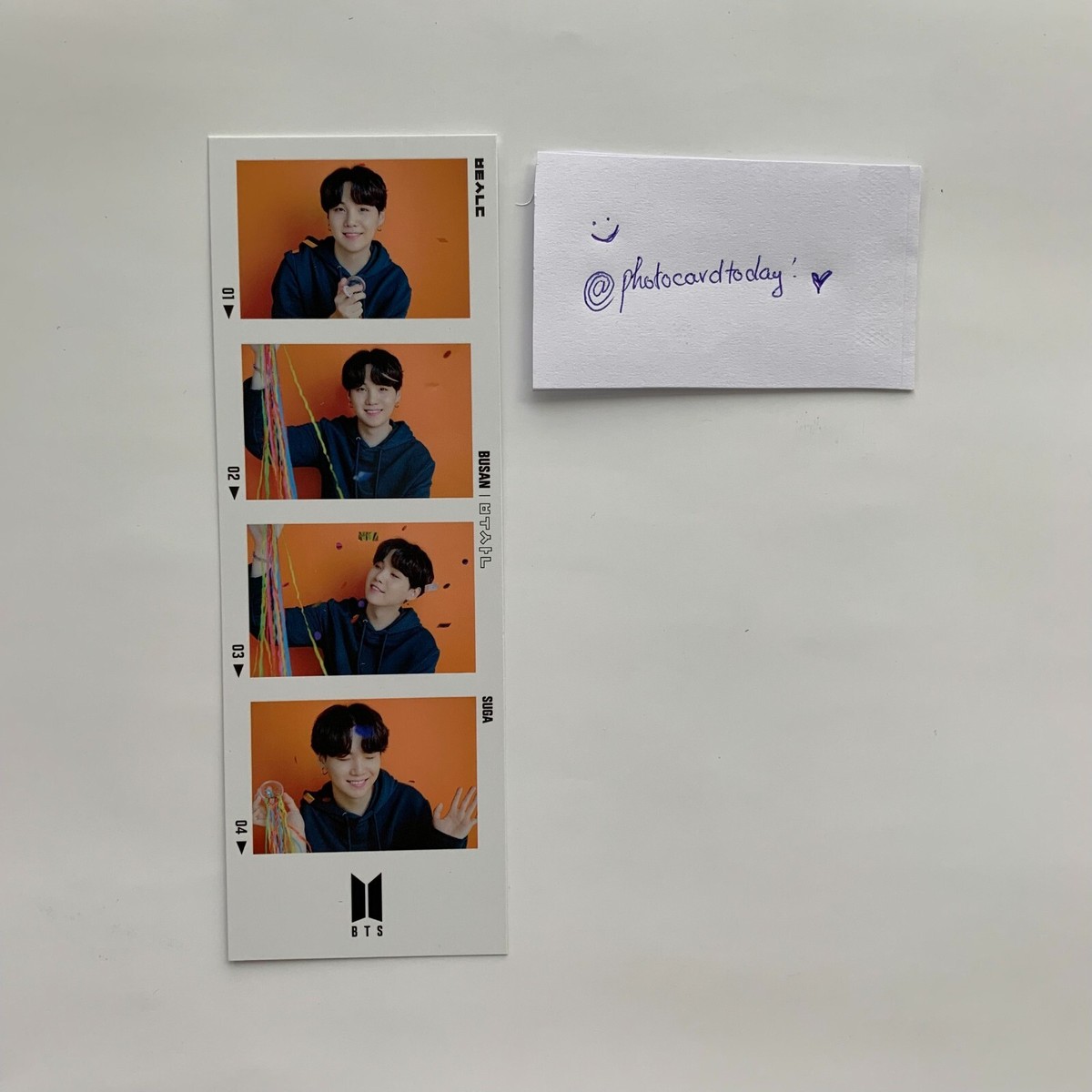 BTS YET TO COME in Busan Film 4 CUT PHOTOCARD SET Merch Pop
