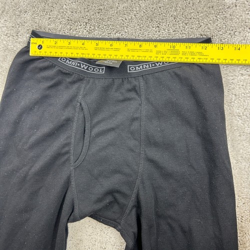 Omni-Wick Leggings Mens Size Small Wool Blend Pull On Thermal Base Layer - Picture 8 of 11