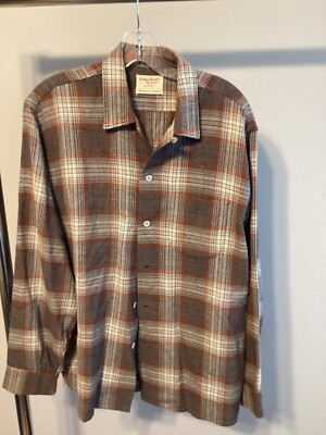60s golden needle manhattan ウール開襟シャツ 60s golden needle manhattan ウール開襟シャツ