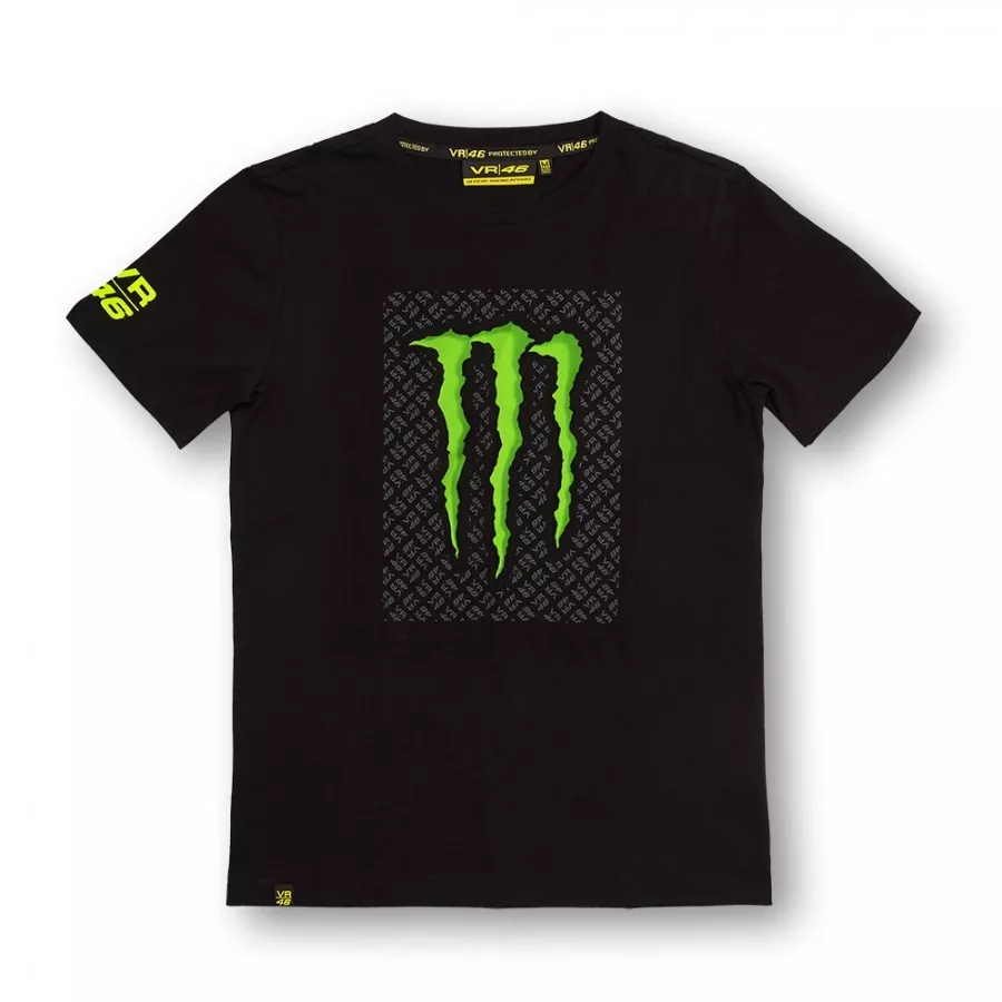 VR46 - Tee Shirt Monster Energy MOMTS434704 Noir 