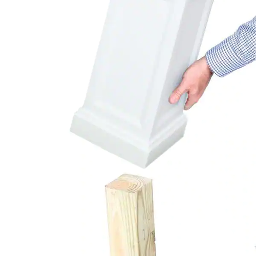 White Mailbox and Post Kit, Easy Assembly with Common Tools Durable Craftsman - Picture 11 of 12