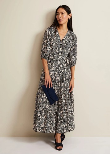 RRP£149 NEW Floral Wrap Dress size 12 multicoloured - Picture 6 of 6