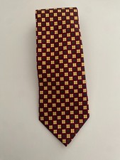 BROOKS BROTHERS PRINT SILK TIE 57X3.75" WIDE.NEW.USA.