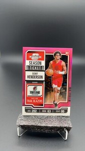 2023-24 Contenders Optic Scoot Henderson RC Season Ticket Pink /75 #1906C