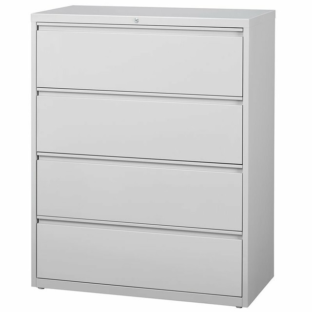 Hirsh Hl8000 Series 42 4 Drawer Lateral File Cabinet In Light Gray For Sale Online Ebay