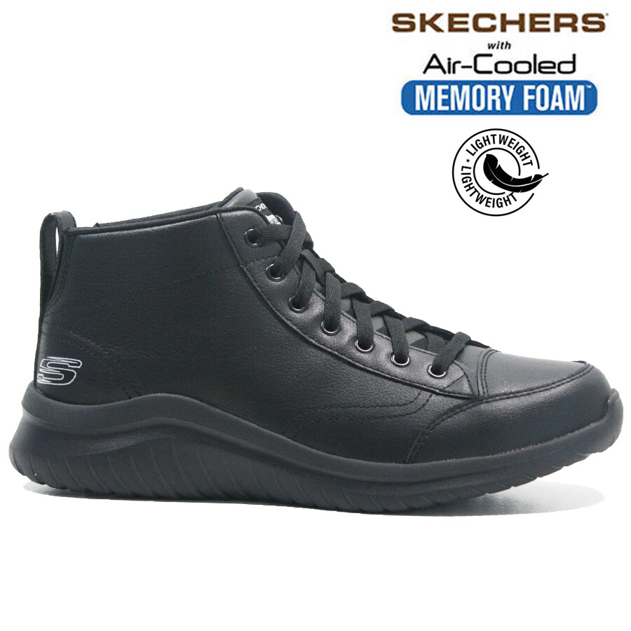 skechers air cooled memory foam mens boots