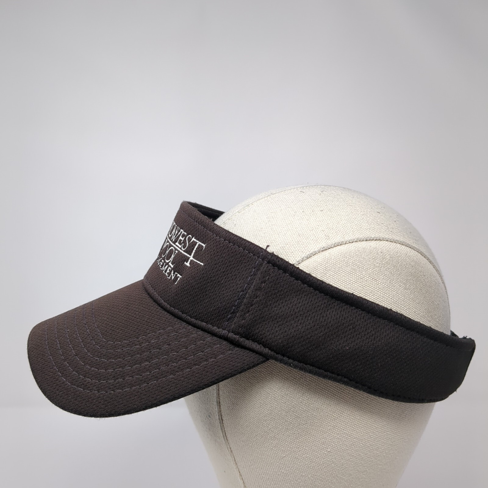 Midwest Pool Management Strapback Sun Visor Hat B… - image 3