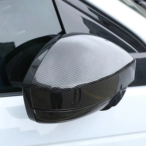 For Land Rover Discovery Range Evoque Rearview Side Mirror Cover Wing Cap Trim - Picture 2 of 12