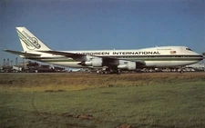 Airline Postcards     Evergreen International Airlines Boeing B-747SR-46 N478EV