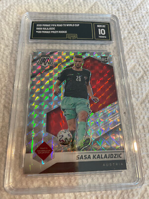SASA KALAJDZIC 2021 MOSAIC ROAD TO WORLD CUP MOSAIC PRIZM RC # 133