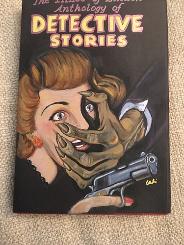 Original Pulp Cover Recreation Dust Jacket On a Vintage “Detective Stories”HB - Imagen 18 de 19