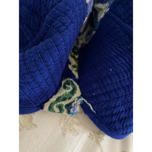 Xhilaration Dress Women Size XS Royal Blue Green Smocked Empire Maxi Island Boho - Picture 12 of 14