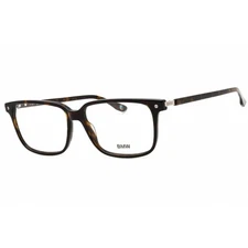 BMW Men's Eyeglasses Dark Havana Acetate Full Rim Square Shape Frame BW5033 052
