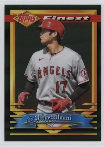 2021 Topps Finest Flashbacks #9 Shohei Ohtani Angels