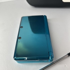 Nintendo 3DS Handheld Console Aqua Blue CTR-001 USA Tested Working Charger