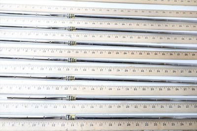 True Temper Dynamic Gold X100 130G 34-37'' Iron Shaft Set Pulls 7Pc .355 627701