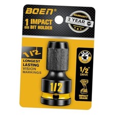 1/2-Inch Drive to 1/4-Inch Hex Socket Adapter, Quick Release 1/2-INCH DRIVE