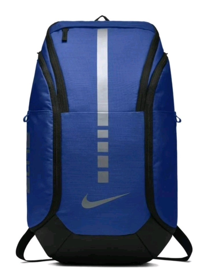 Nike Hoops Elite Pro Backpack Game Royal Blue Black Silver BA5554