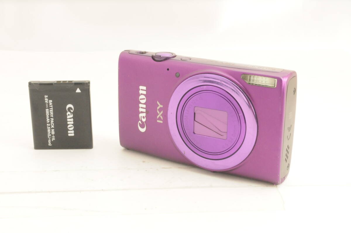 Canon Digital Camera Ixy 630 Purple Operation Confirmed Used From