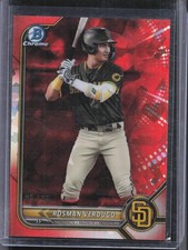 2022 Bowman Draft Sapphire Edition #BDC-161 Rosman Verdugo Orange #/25