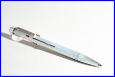 1970s Stylo à Bille 4 Couleur Multi Color Avec Schieber Mécanique - Silvexa