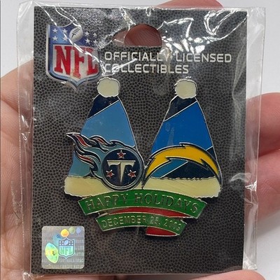 NFL Titans Chargers Holiday Pin 09