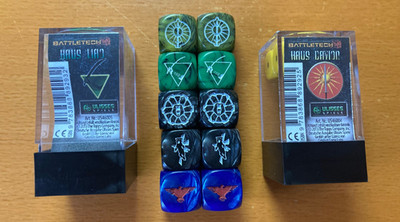 Battletech Dice Würfel Smoke Jaguar Ghost Bear Haus Marik Davion Liao Fraktion