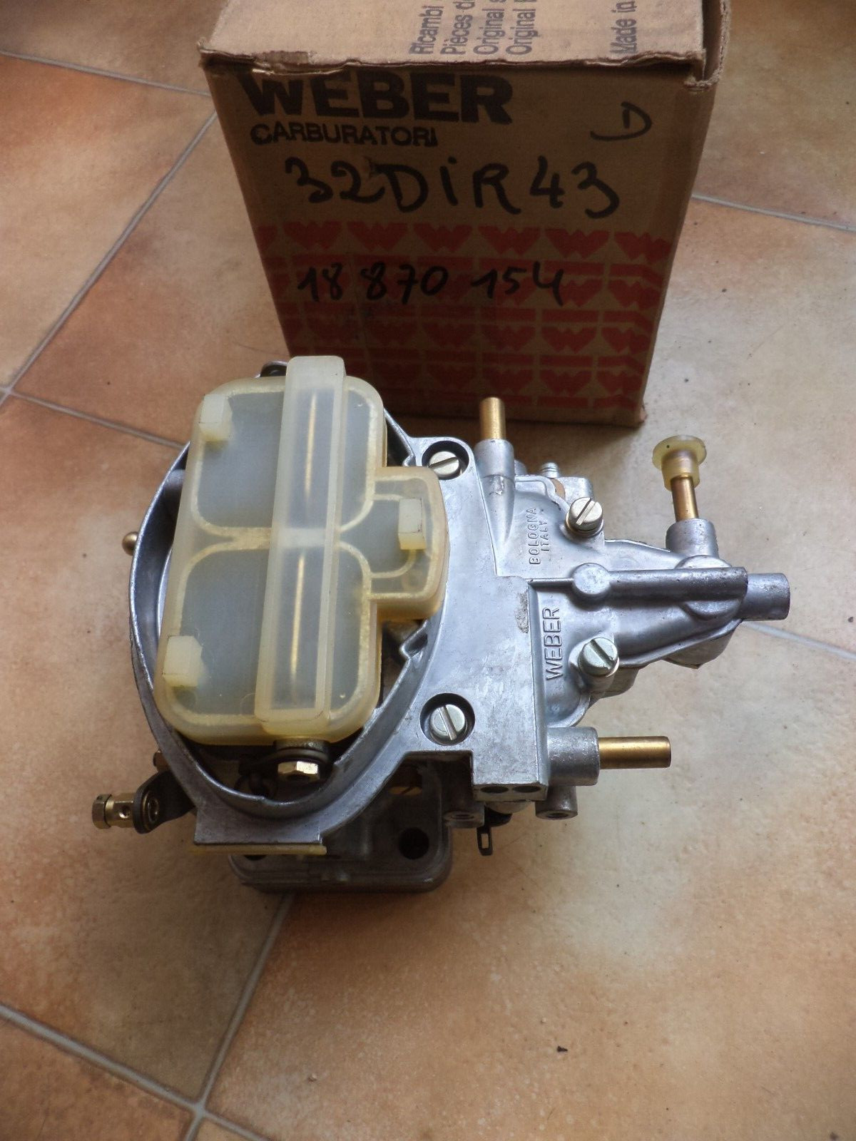 Carburateur Weber 32DIR43 pour rénover le moteur essence d'une Renault R16 18870154
