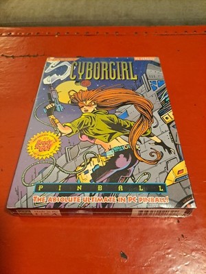 Cyborgirl Pinball PC Version Vintage 1994 Game 3.5 Inch Diskette New/Sealed