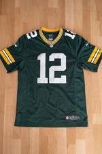 Nike NFL Green Bay Packers Aaron Rodgers #12 maglia maglia US L piuttosto XL verde