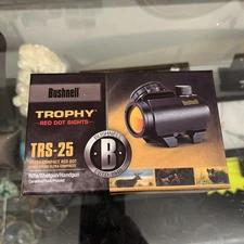 Bushnell Trophy TRS-25 Red Dot Sight Scope, 3 MOA Dot, Black BRAND NEW Open Box