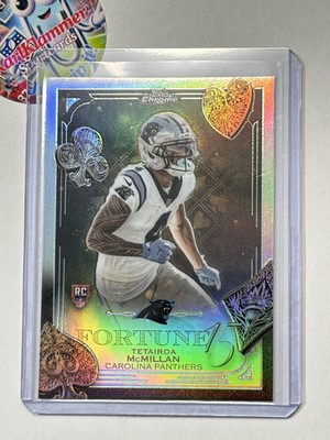 2025 Topps Chrome #F15-19 Tetairoa McMillan Fortune 15 Refractor Panthers