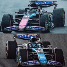 Sparky 1:64 BWT Alpine F1 Team A524 2nd Brazilian GP2024 Diecast Model Car