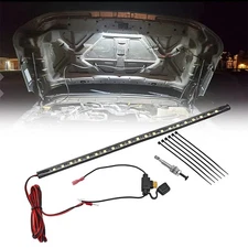 Under Hood LED Kit Light - Automatic on/off - Universal fits Any Vehicle White