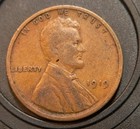 1919 Lincoln Wheat Small Cent, Bronze BN, Circulated — photo 1