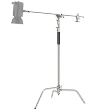 NEEWER SC320D Pro C-Stand w/Boom Arm, 10.5ft Max Height for Studio Equipment