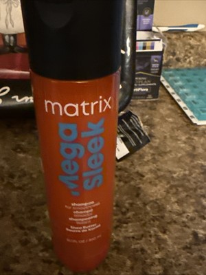Matrix Mega Sleek Shampoo Controls Frizz Leaving Hair Smooth & Shiny, 10.1oz
