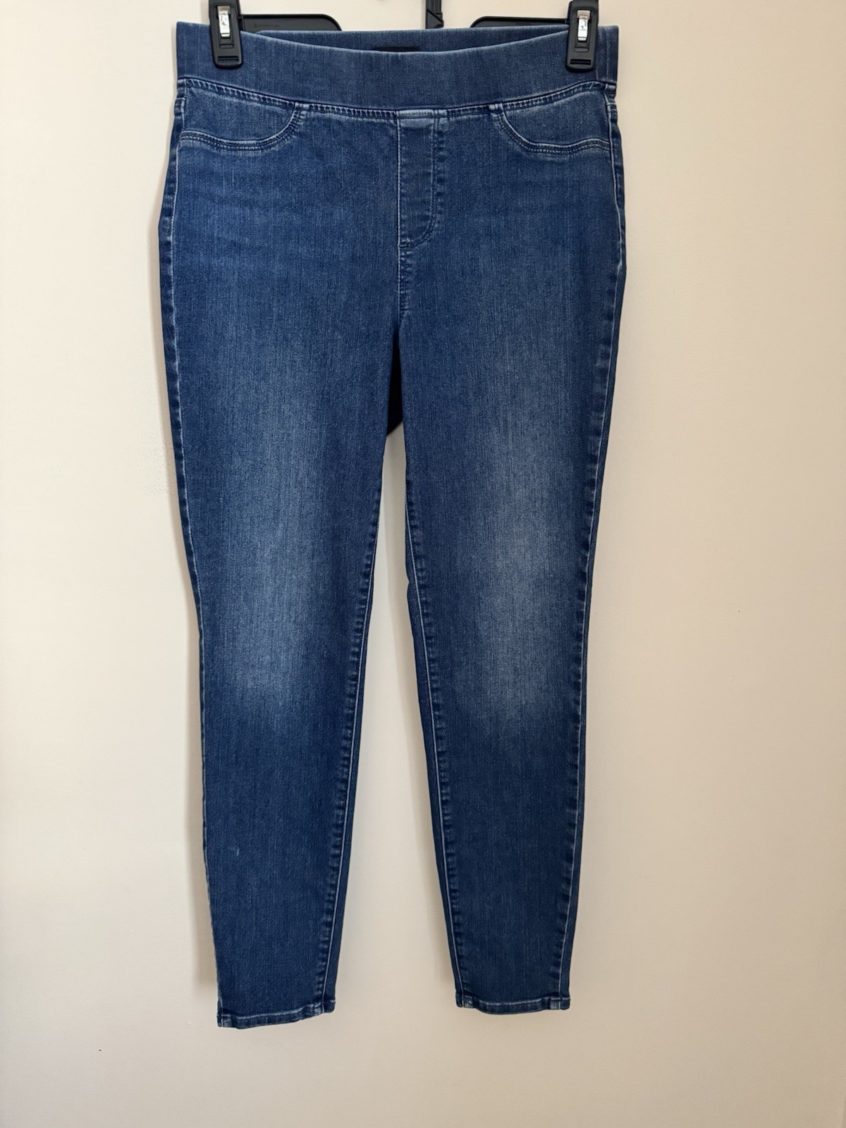 Talbots Pull On Jegings Skinny Stretch Denim Jeans Women’s Size 8 Medium Wash