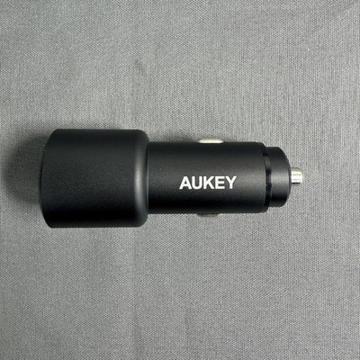 AUKEY 35W Car Charger Dual USB QC3.0 Fast Charging 12V/24V Auto Adapter