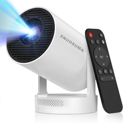 Mini 4K Projector with WiFi & Bluetooth, Auto Keystone, 5W Speaker, HY300 Plus