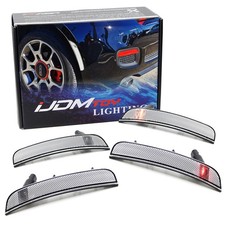 Clear Frontrear Wheel Arch Side Marker Lights For 2012-2019 Fiat 500 Abarthgq