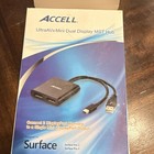 Accell UltraAV Mini Dual Display MST Hub Mini DP to Dual DP 1:2 Powered Black — photo 1